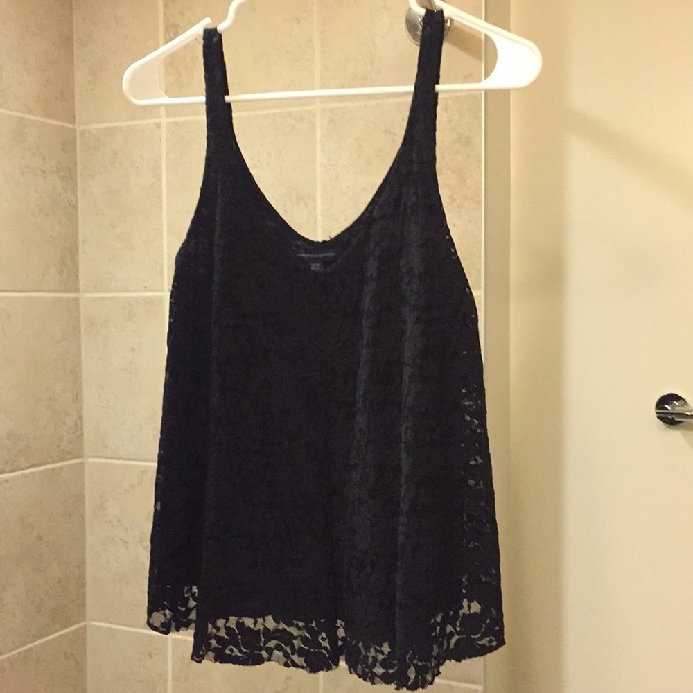 AE Black Lace Tank